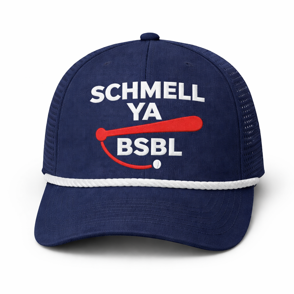 The Classic — Navy/White Rope Hat
